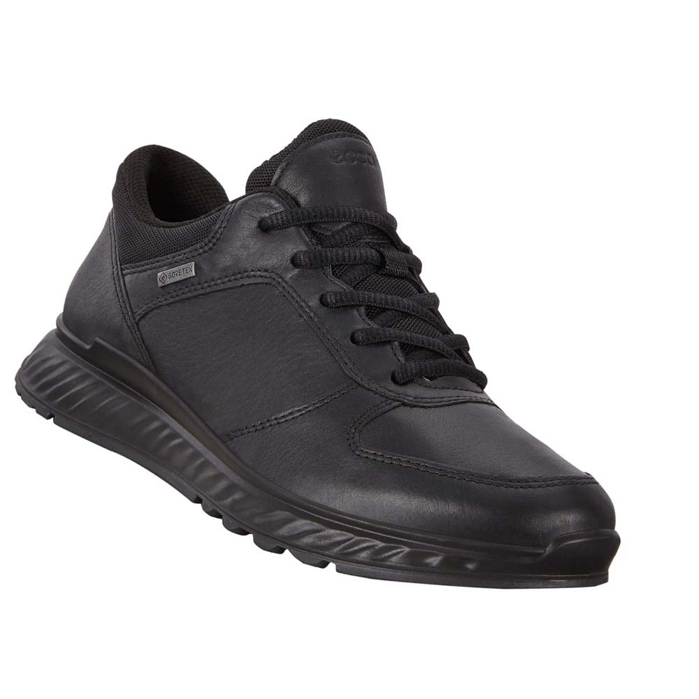 Women's Ecco Exostride Low Gtx Sneakers Black | Canada 220QMA